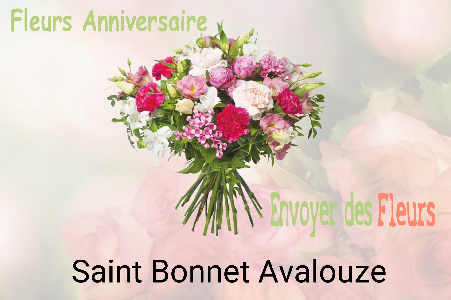Bouquet de fleurs d’anniversaire livré à Saint-Bonnet-Avalouze
