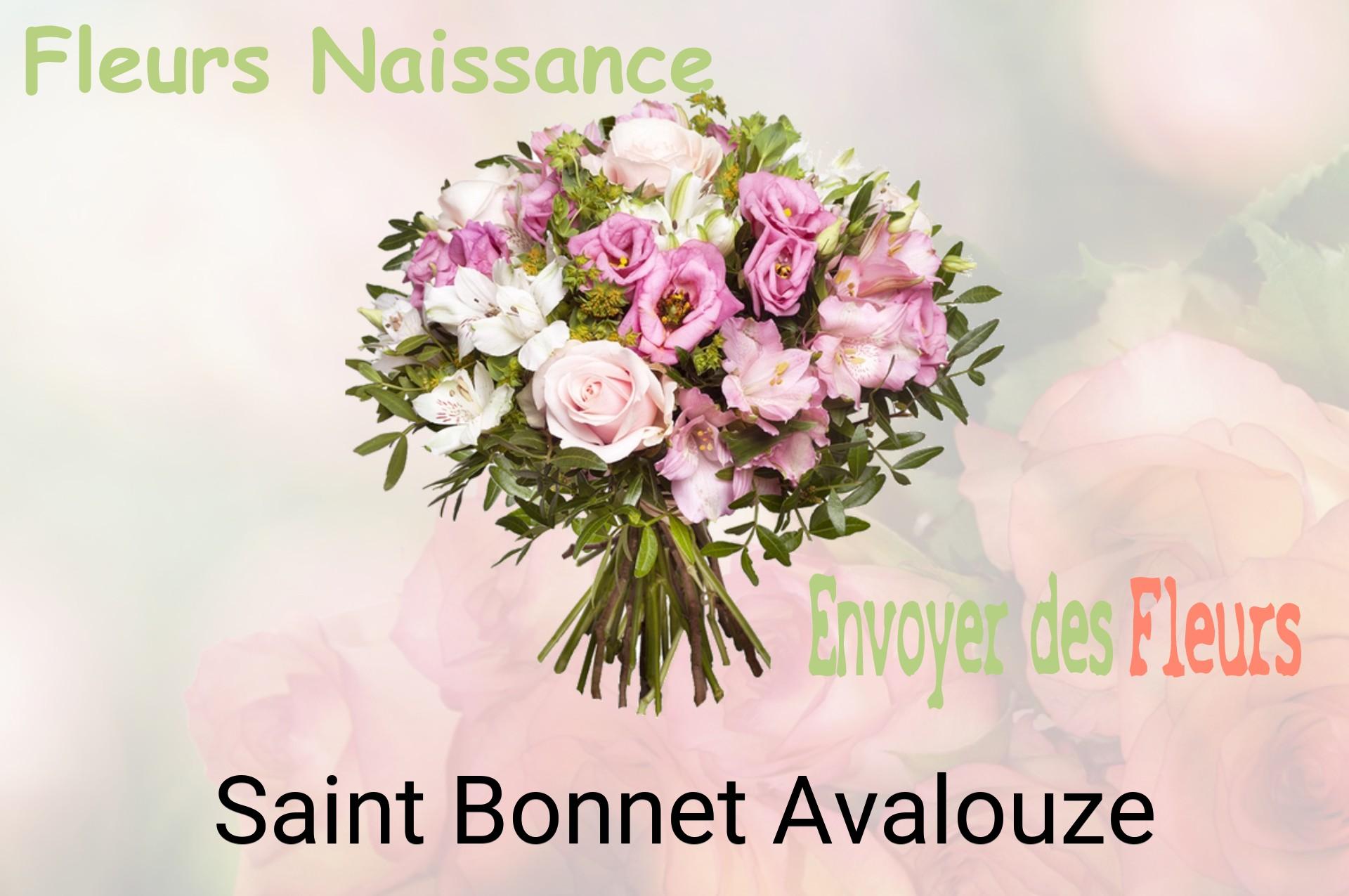 Bouquet de fleurs de naissance livré à Saint-Bonnet-Avalouze