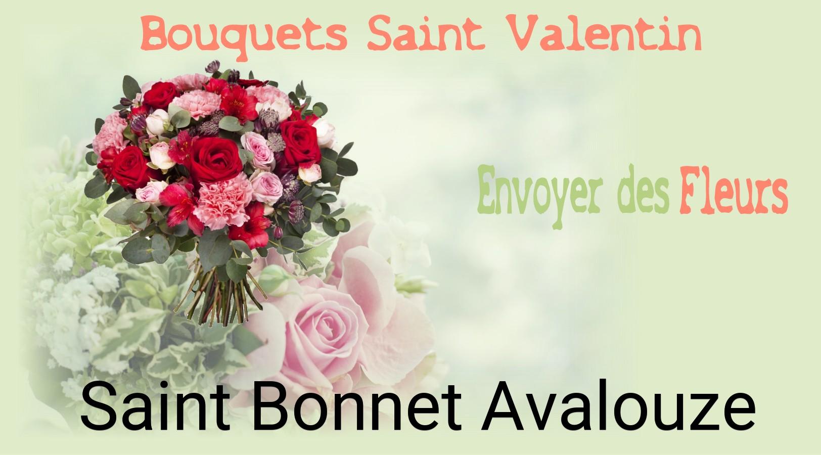 Roses de Saint-Valentin livrées à Saint-Bonnet-Avalouze